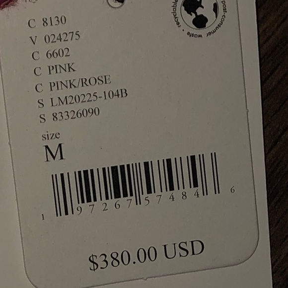 🔥 NWT LISA MAREE Delicate Dreams Crochet Crop Top in Pink Metallic 🔥 - Picture 9 of 9